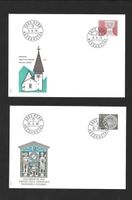 2 FDC 612-613 Teil-Serie Einzelmarken ET 6.9.1979/21.2.1980