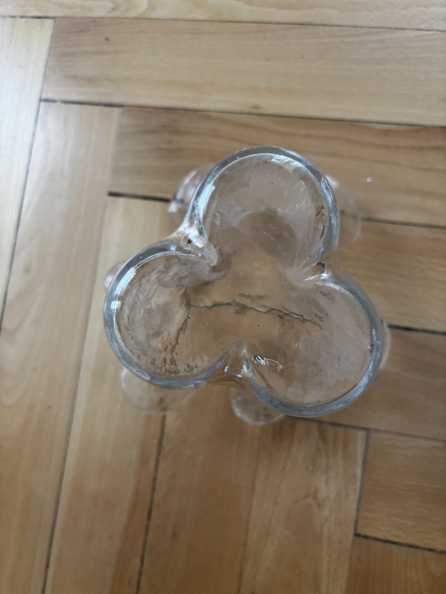 Vasen & Gefässe: Vintage Midcentury Modern Vase Glas – Gebraucht aus Zürich von kleinervogel 5