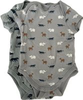 3x Babybody Kurzarm Gr. 62