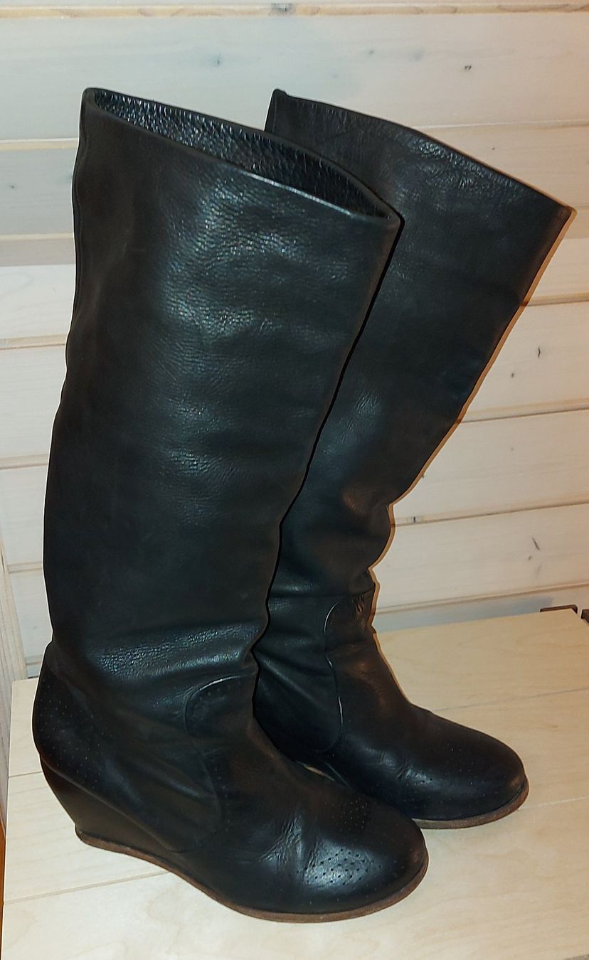 Scarpe da donna: Argila Stiefel, Keilabsatz, schwarz – Usato da Ebmatingen venduto da B_s_ynq5 2