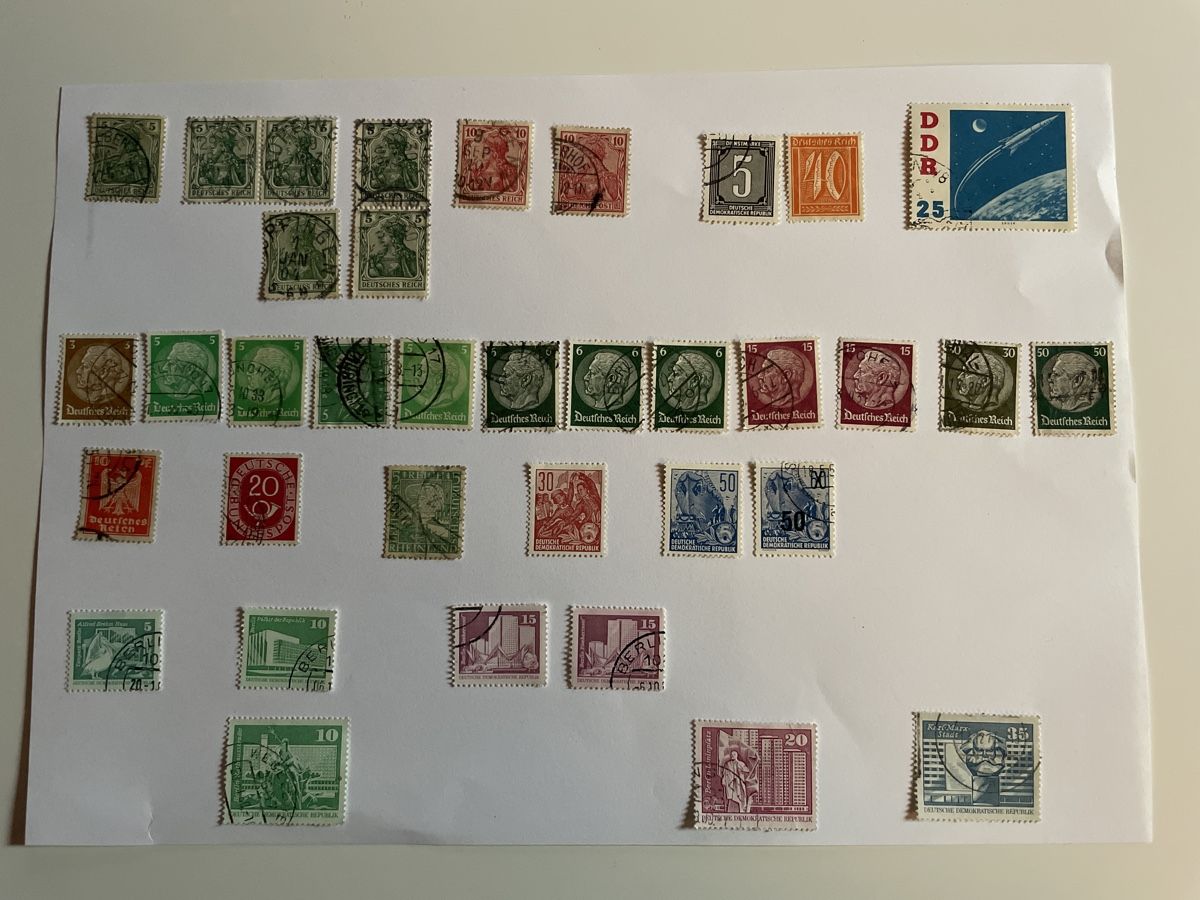 Tutti i francobolli: DDR und Deutsches Reich Briefmarken – Usato da Domat-Ems venduto da Amanda78
