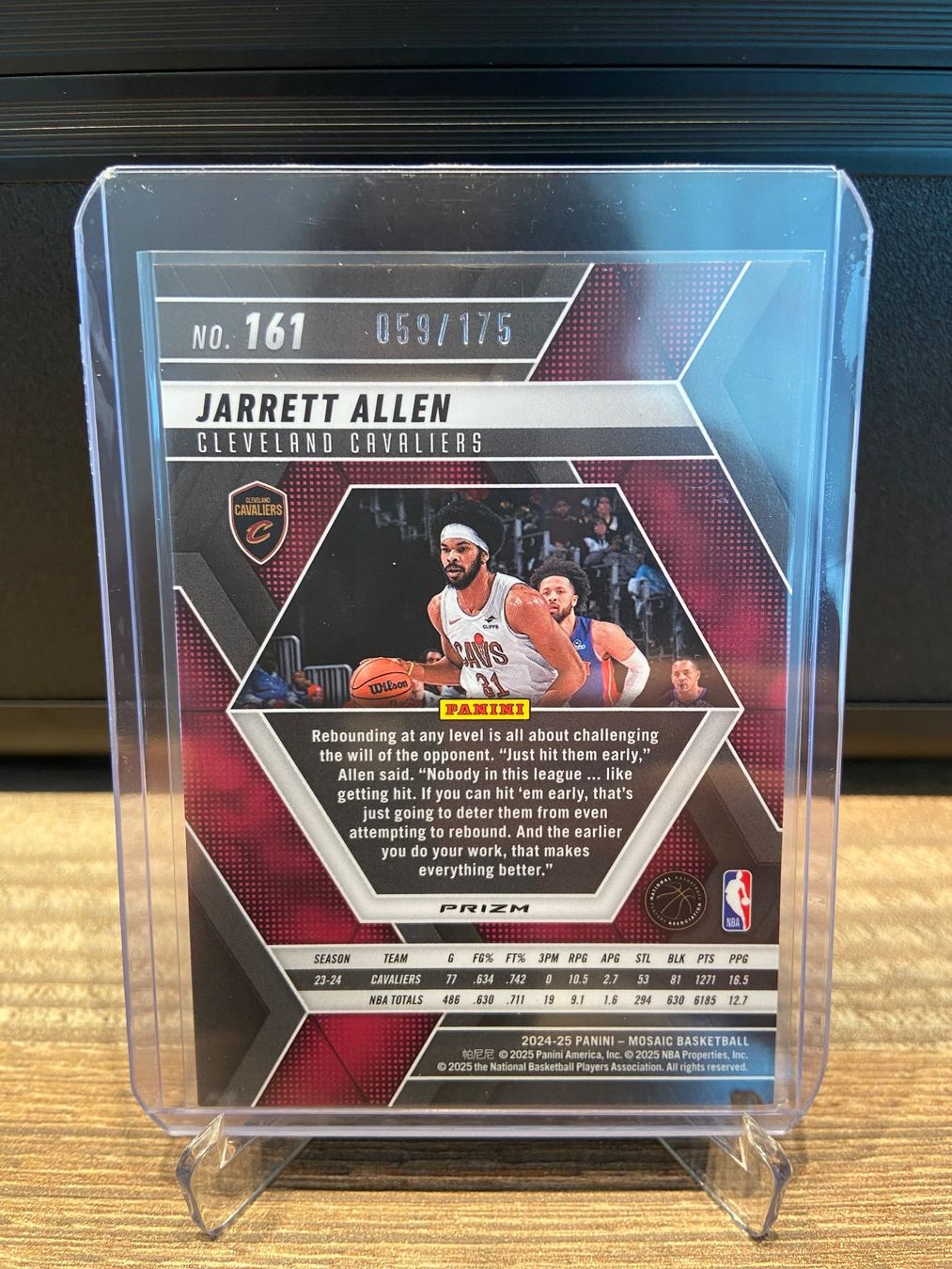 Panini Sammelbilder & Trading cards: Jarrett Allen Pink 059/175 Panini Mosaic Basketball 24/25 – Gebraucht aus Dagmersellen von dav_b656 1