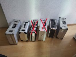 Diverse Aluminium Werkzeugkoffer (4 Stück)