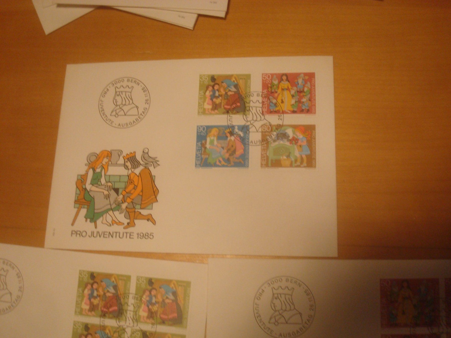 Tutti i francobolli: PJ 1985 FDC Serie und 4er – Usato da Gordola venduto da Polentaefung 1