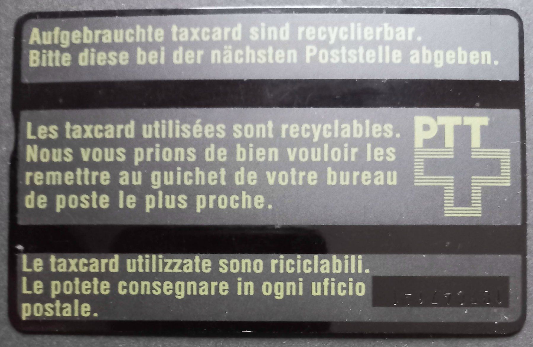 Swisscom Schede telefoniche: Taxcard - 20.- - CH – Usato da Niederuzwil venduto da lubimaja 1