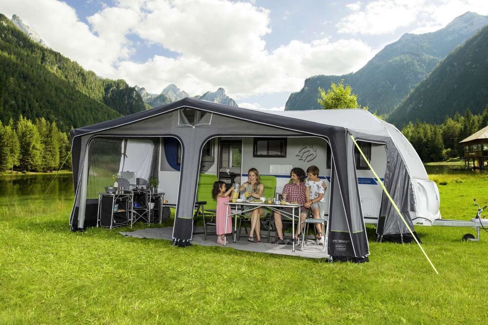Vorzelte & Markisen: Reisevorzelt Vicenza Air All Season Umlaufmass 911 - 940cm – Neu und originalverpackt aus Walenstadt von Trend-24 7