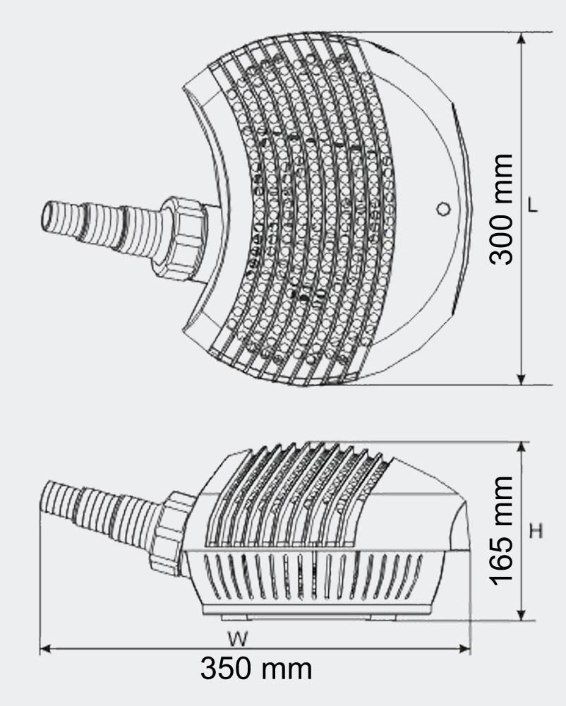Stagni & Fontane ornamentali: SunSun CTF-5000 Teichpumpe 5000l/h – Nuovo e nell'imballaggio originale da Bottighofen venduto da zaap 1