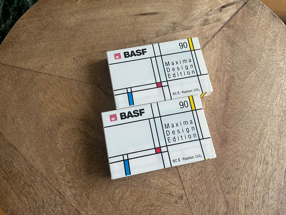 Cassette Audio BASF La Linea Maxima - Edition N°2 - 90 Minutes - Neuve Sous Blister