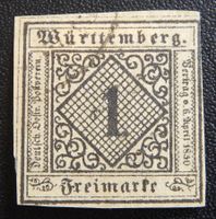 Württemberg Kat. 1 gest. 1851 Kat. 130 Euro