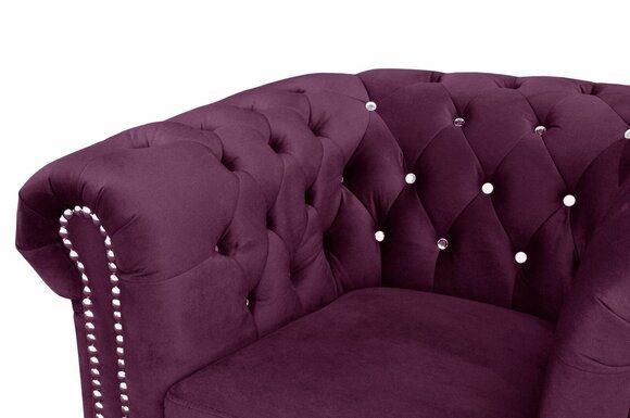 Divani: Chesterfield Sofagarnitur 2+1 Sitzer Design Couch Sofa – Nuovo e nell'imballaggio originale da Zug venduto da jvmoebel-schweiz 4