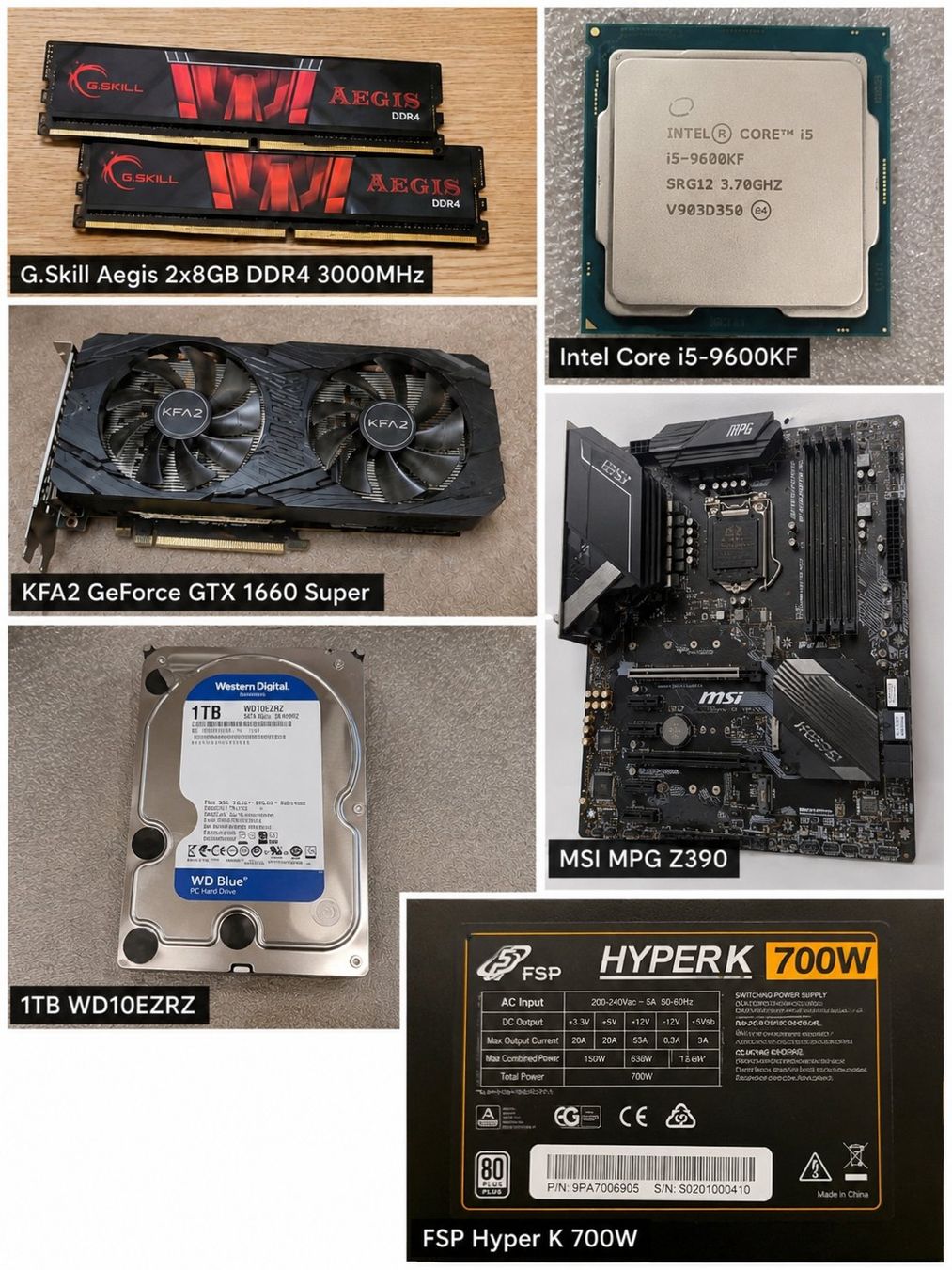 PC: Gaming Komponenten-Set – 1080p Performance – Usato da Zug venduto da JOPAAA77