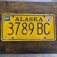 🇺🇸 U.S. Autoschild, Alaska 3789BC - ORIGINAL