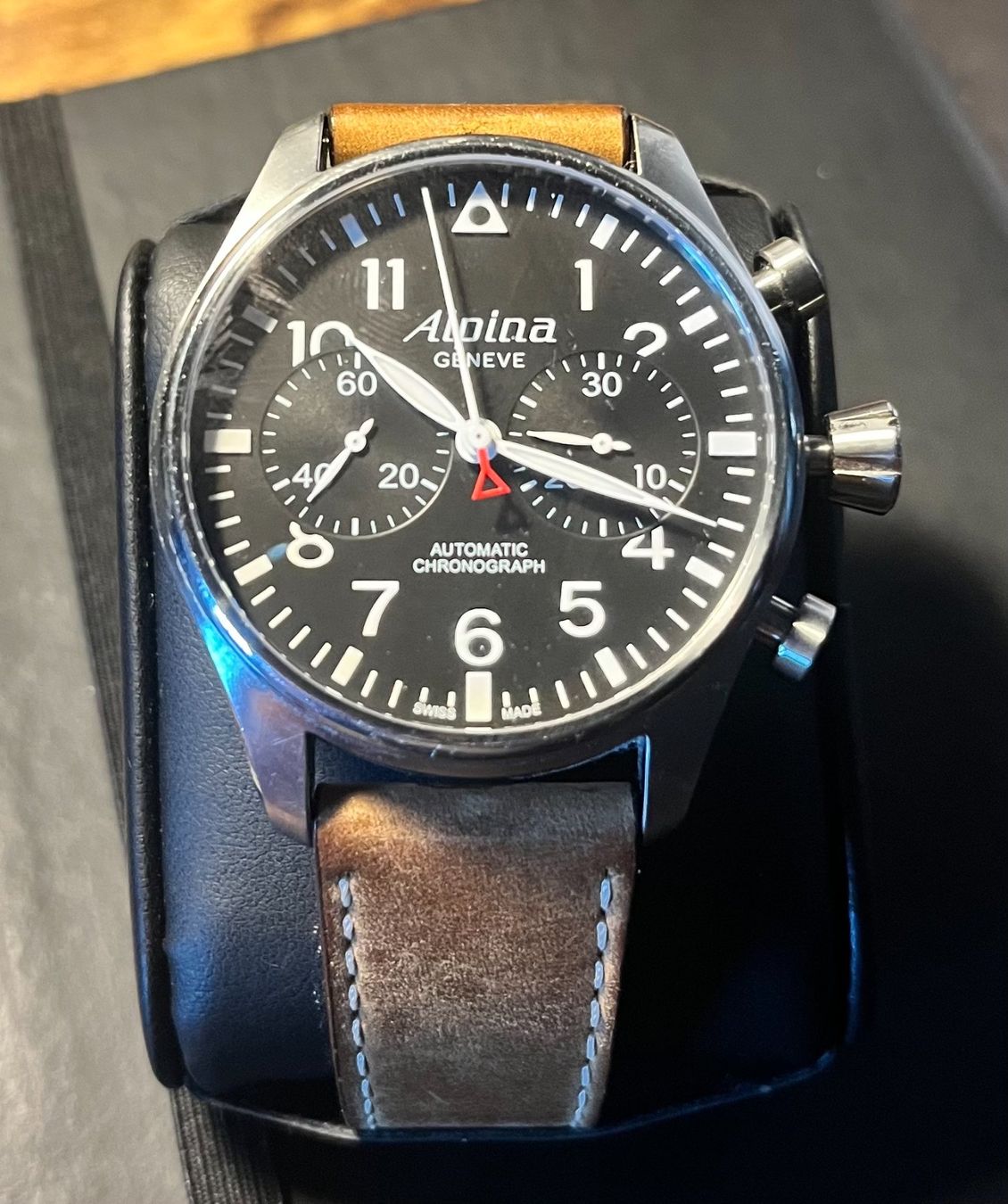 Alpina Orologi: Alpina Startimer Pilot Automatic Chronograph – Limited – Usato da Crans VD venduto da falcata 6