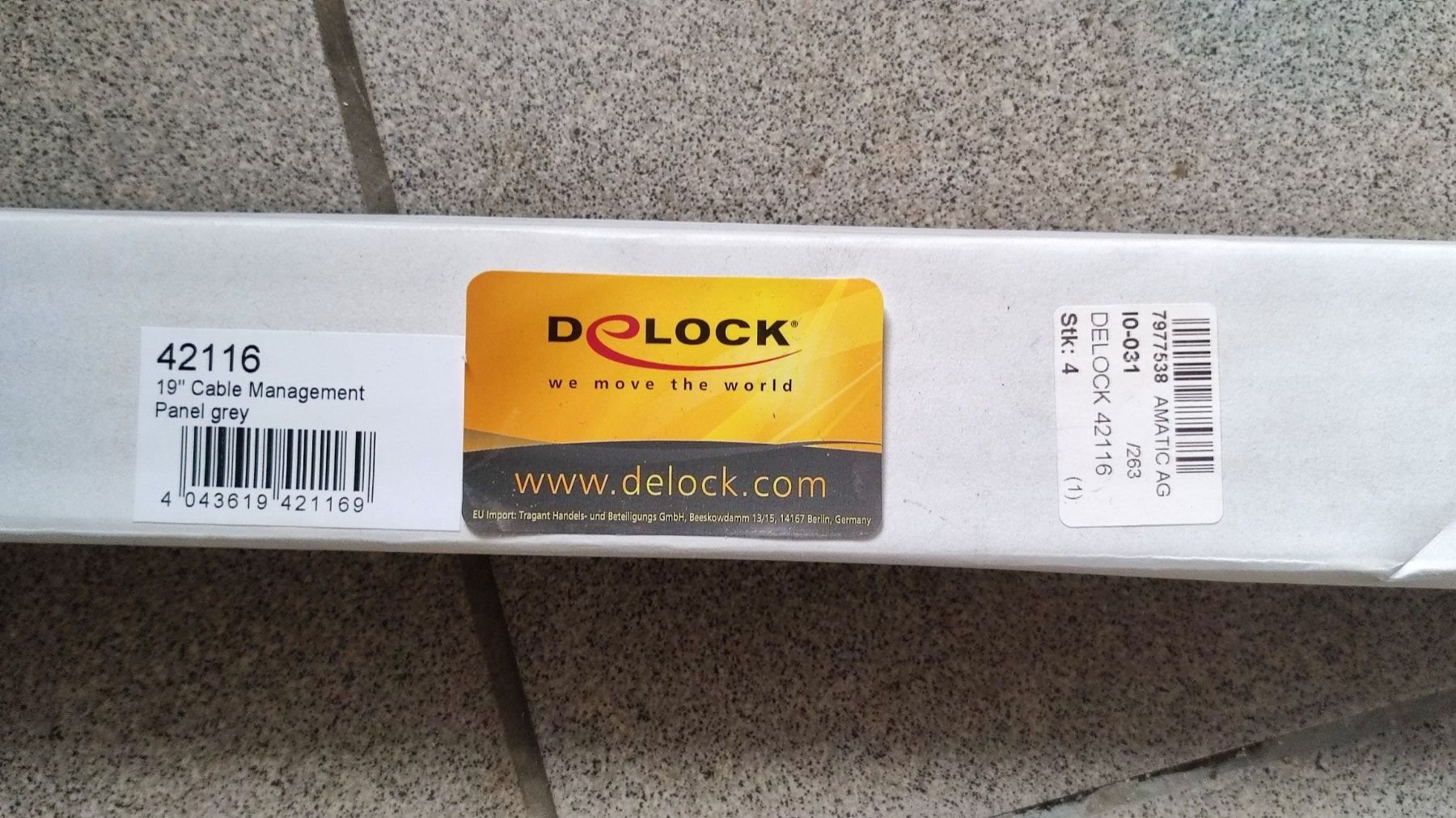 Elektronikbauteile: Delock 19″ Kabelmanagement Panel grau / 42116 – Neu (gemäss Beschreibung) aus Ufhusen von HKSC