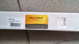 Delock 19″ Kabelmanagement Panel grau / 42116