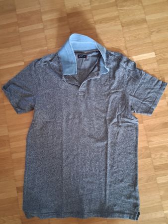 Jack and Jones Polo Shirt grau meliert gebraucht Zustand