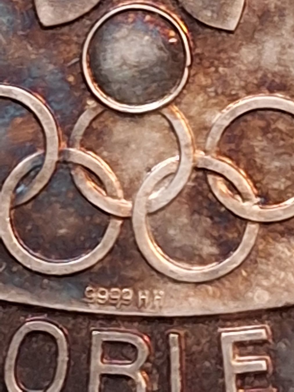 Médailles: Silbermedaille Olympiade Grenoble 1968, Ski – D'occasion à Bedigliora par positano 2