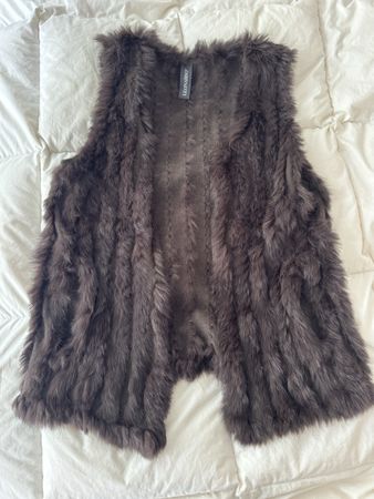 Gilet en fourrure marron Leonardo T.M. - Chic pour l'hiver