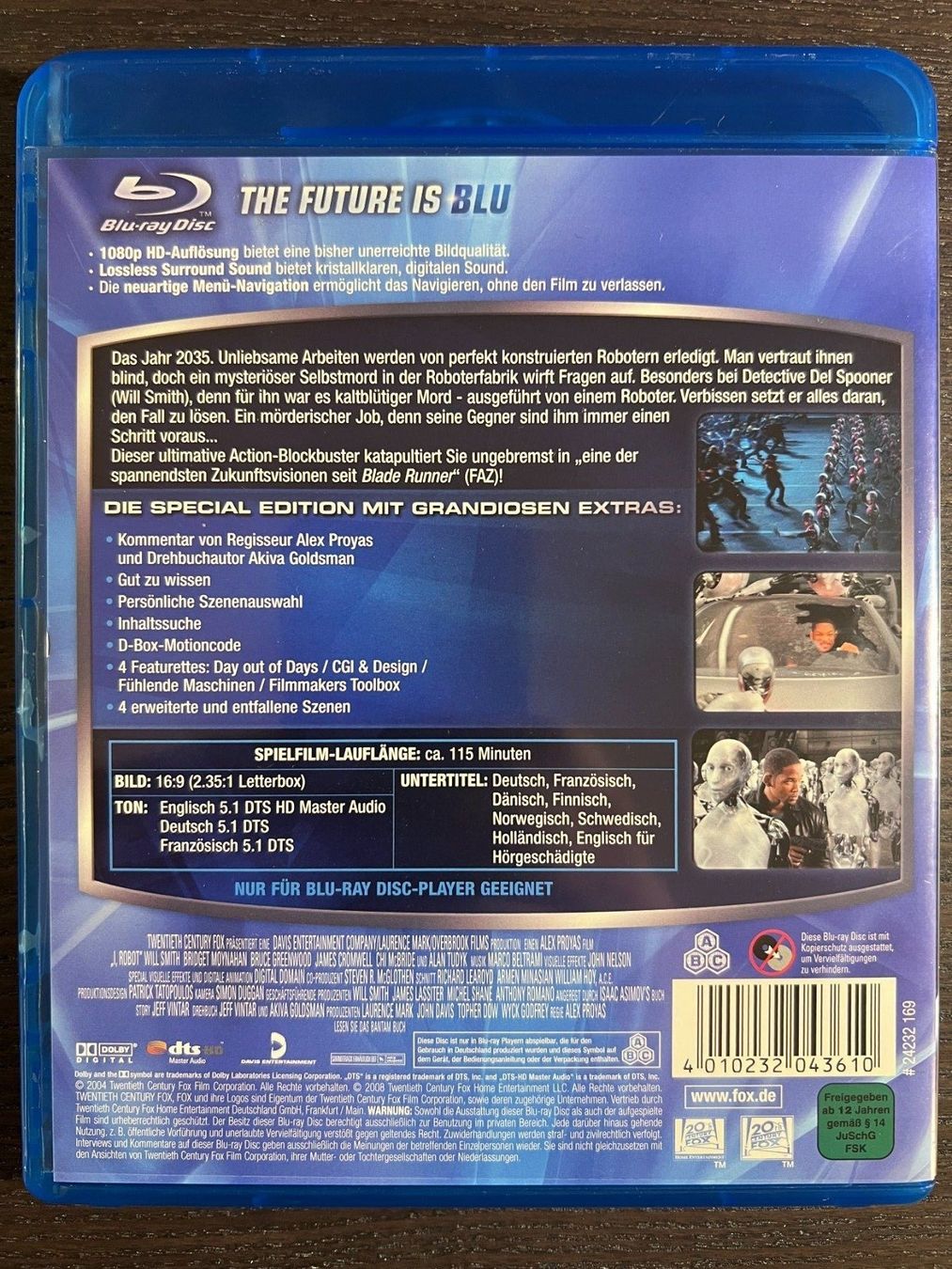 Tutti i DVDs: I, Robot – Usato da Zürich venduto da Blu-ray_ZH 1