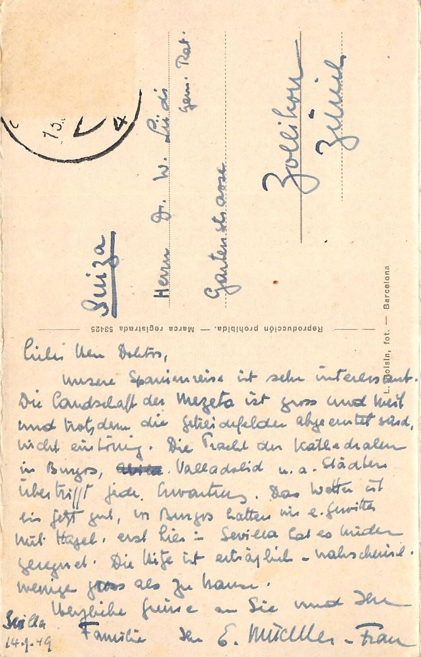 Cartoline postali: Sevilla, Jardines des Alcazar – Usato da Ottikon b.Kemptth. venduto da Neptun1974 1