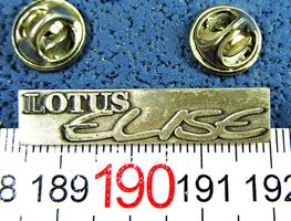 LOTUS ELISE AUTO SPORT-CAR LOGO 2NÖÄGEL-PIN METALIC 35mm