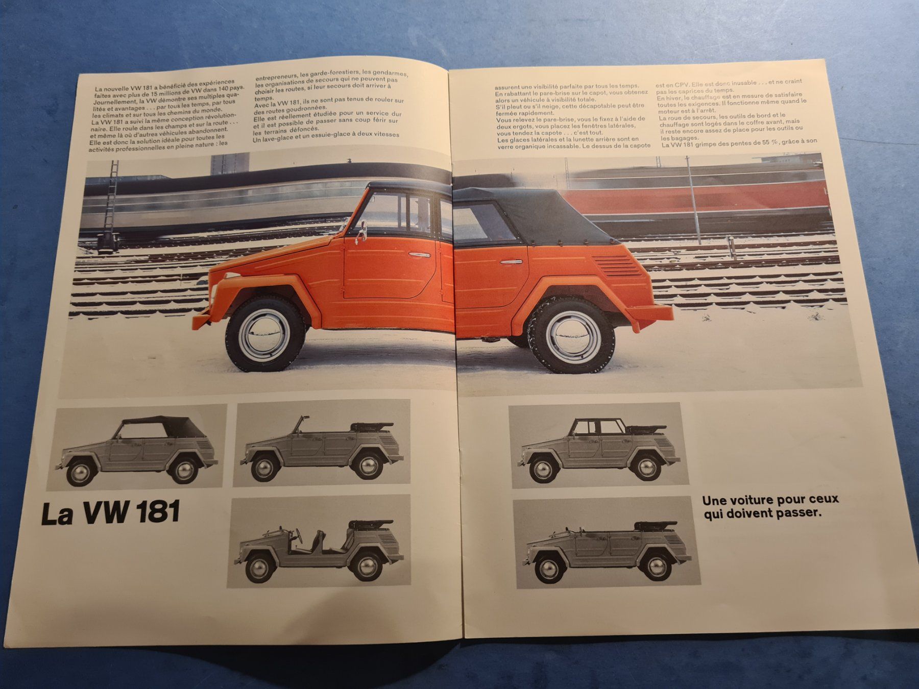 VW Documenti: VW  181  PROSPECTUS  VINTAGE  OLDTIMER  COLLECTION – Usato da Bellevue venduto da BURGOLMANIA 1