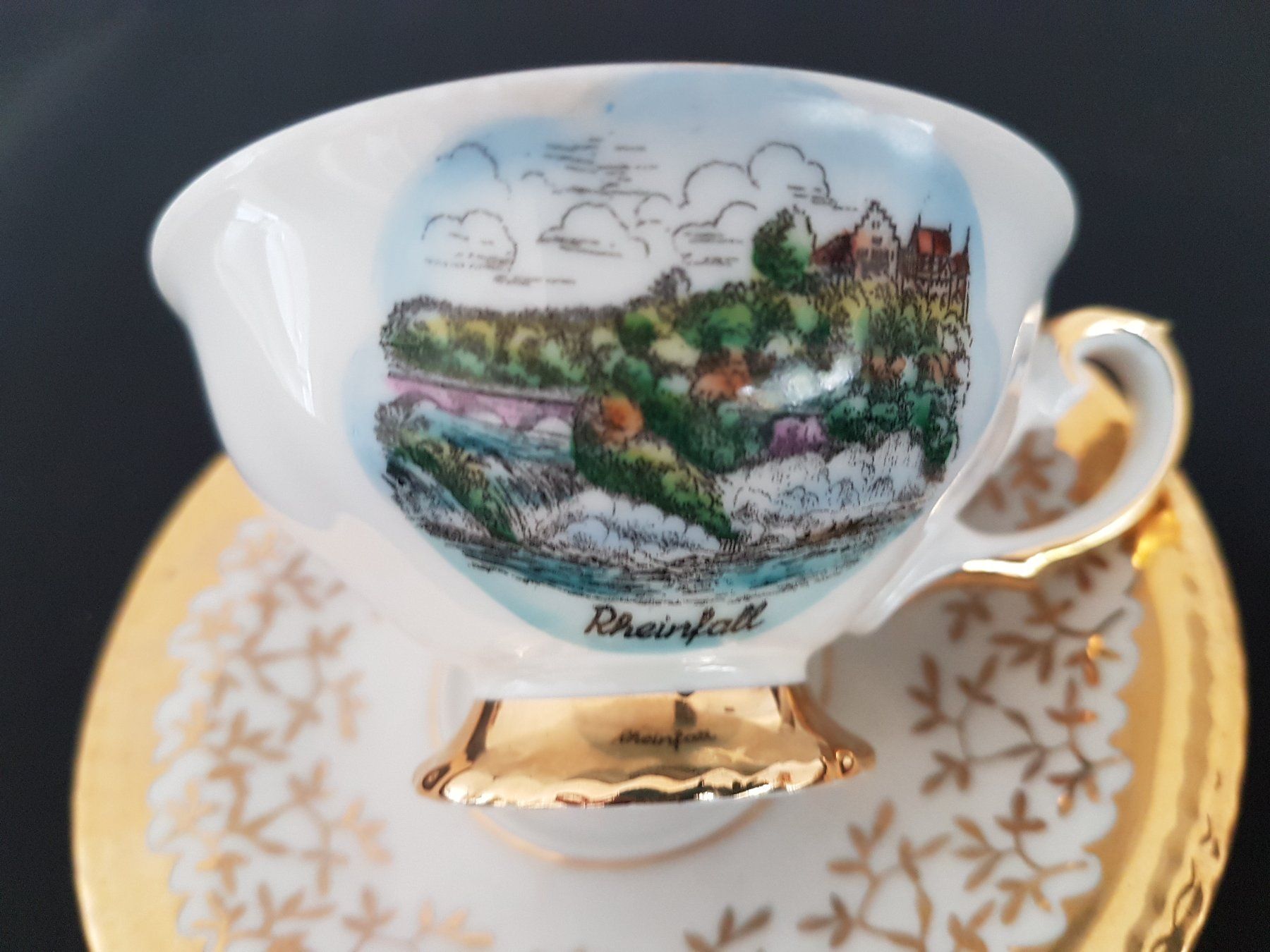 Tazze: Mocca Sammeltasse Rheinfall – Usato da St.Gallen venduto da Puppa 2
