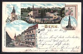Litho Bern, Bärengraben, Käfigturm, M