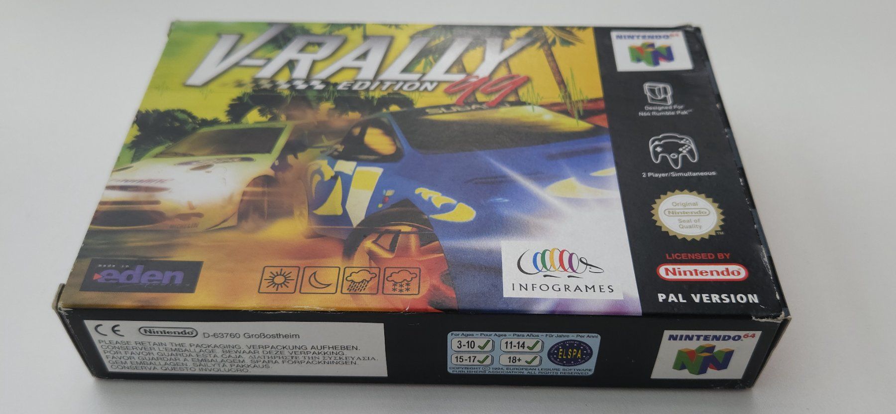 Nintendo Giochi: V-Rally Edition 99 - N64 – Usato da Autigny venduto da zel_gvl5 5