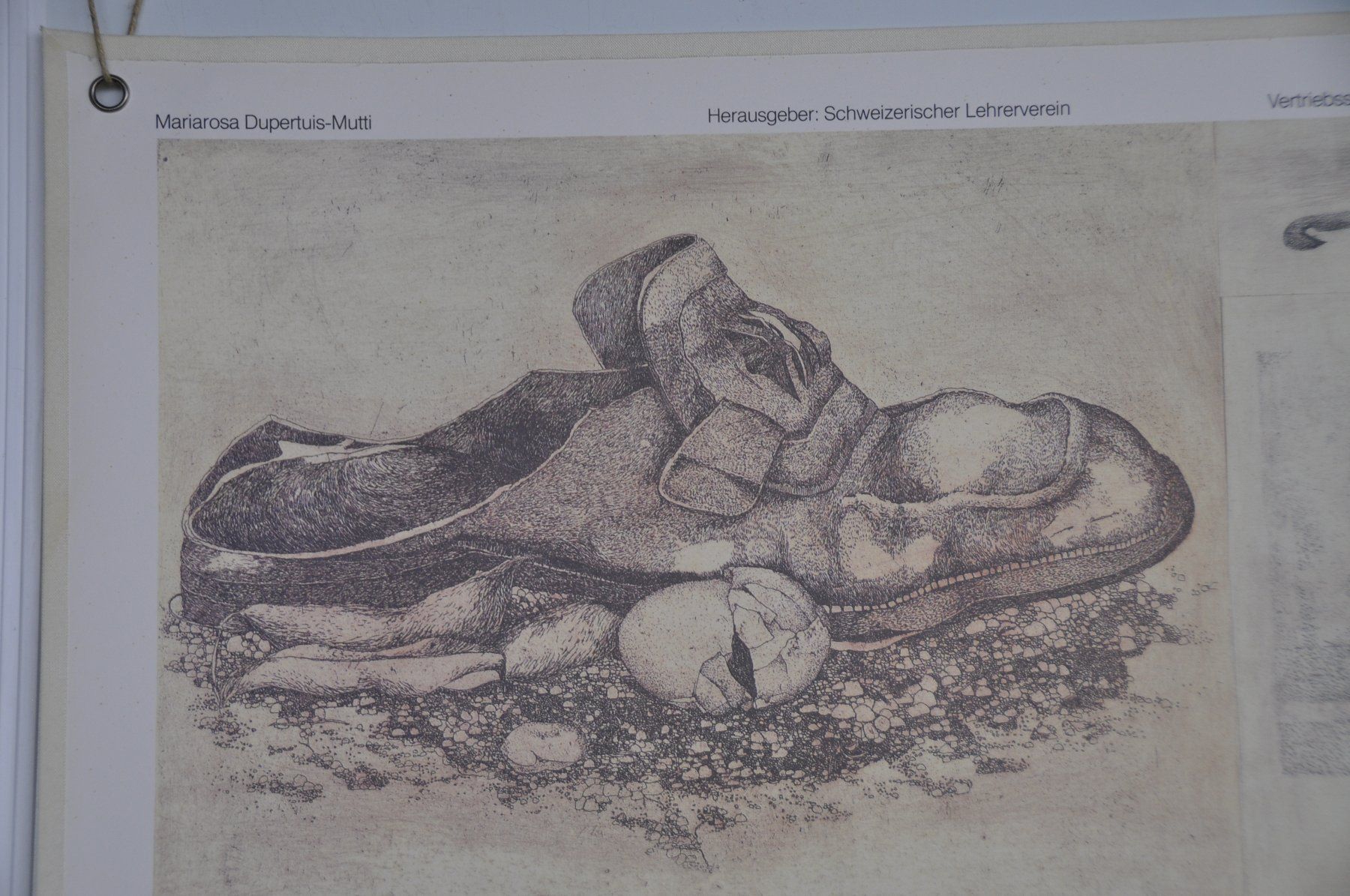 Foto & Immagini: Schulwandbild Kleider + Schuhherstellung – Usato da Härkingen venduto da sammelbecken 1