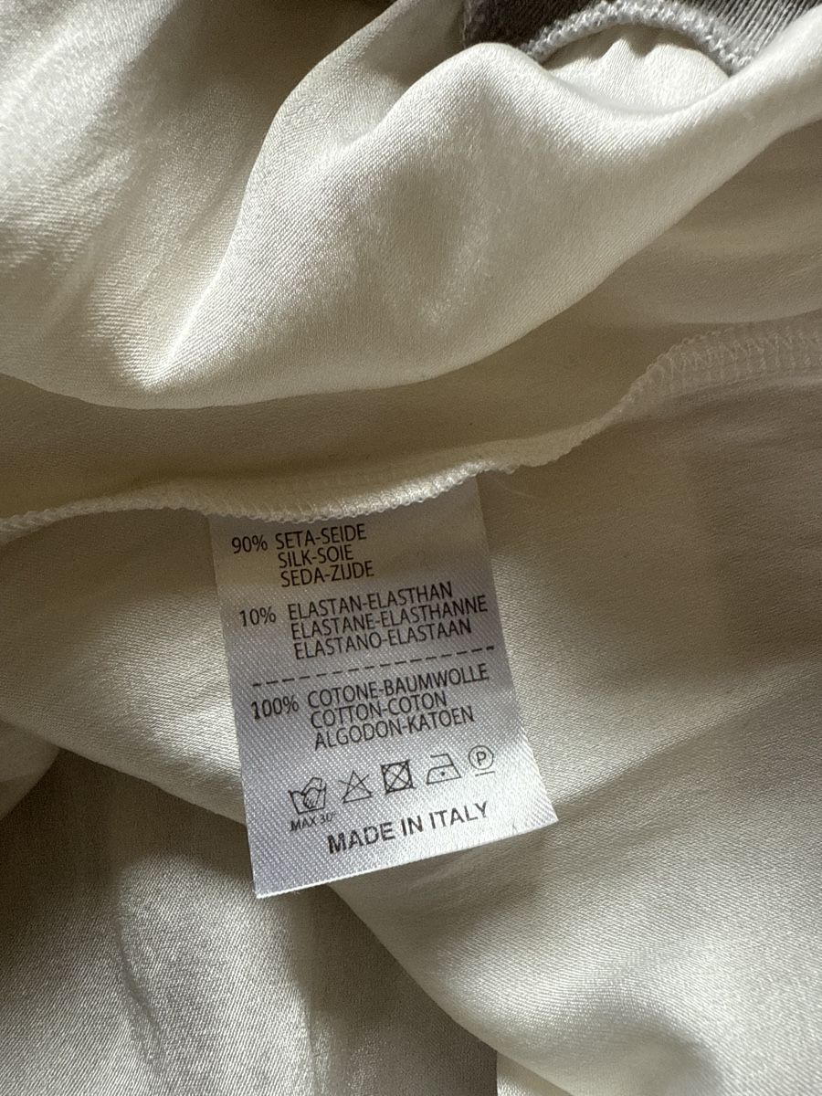 Top: BleuFelin Seiden-Top, Grösse S 36 weiss Seide – Usato da Bern venduto da nelke08 4