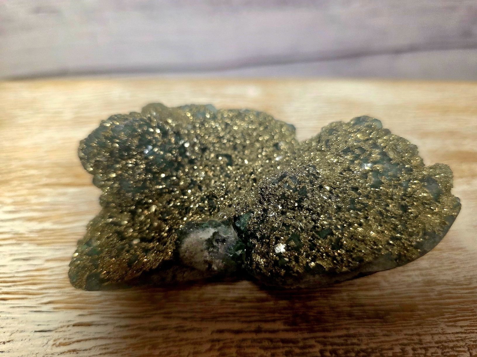 Minerali & Pietre curative: Fluorit mit Pyrit Rohstück 297g – Nuovo e nell'imballaggio originale da Matzingen venduto da Shay_Crystalz 1