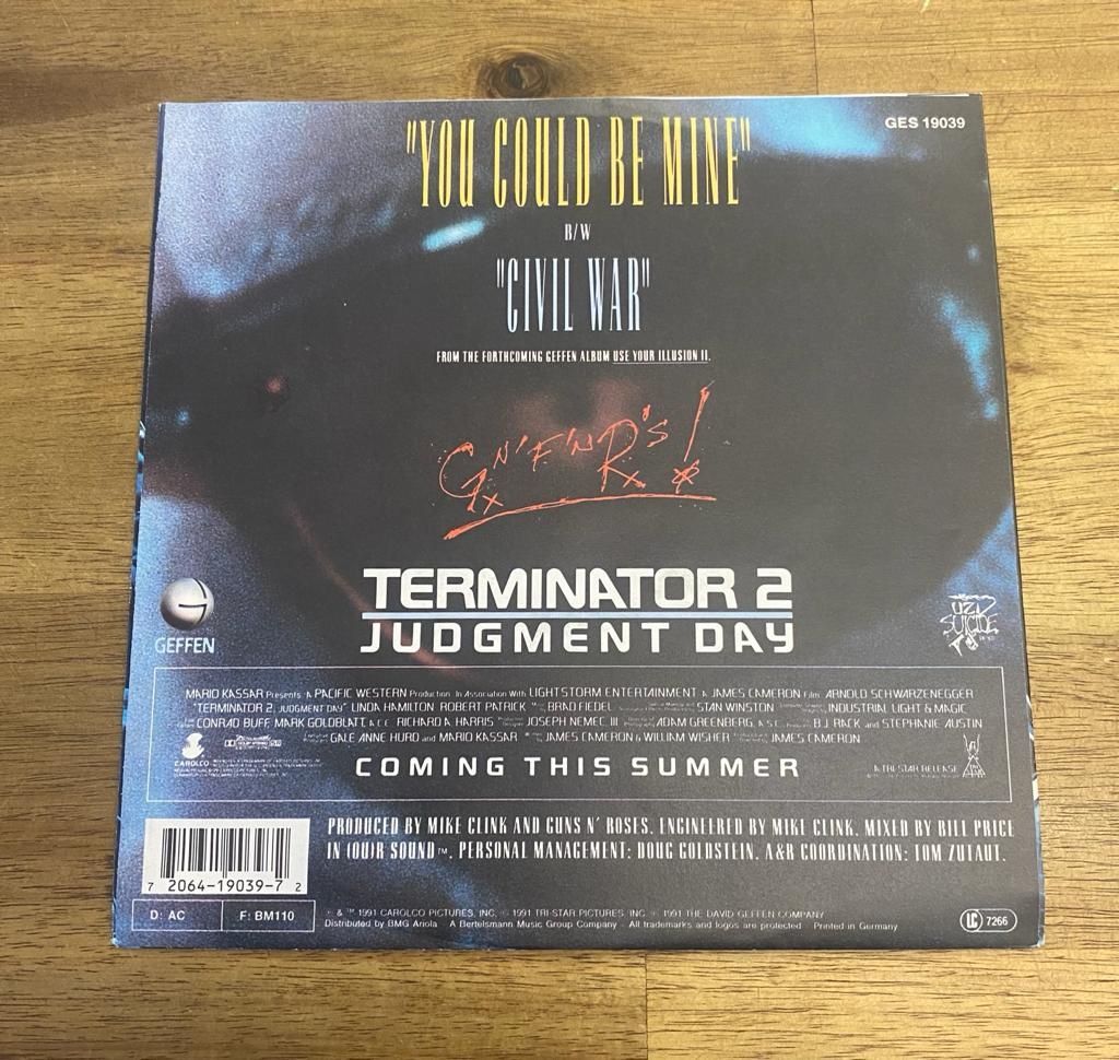 Schallplatten: Guns’n’Roses Single From Terminator 2 – Gebraucht aus Belp von B7L0 1