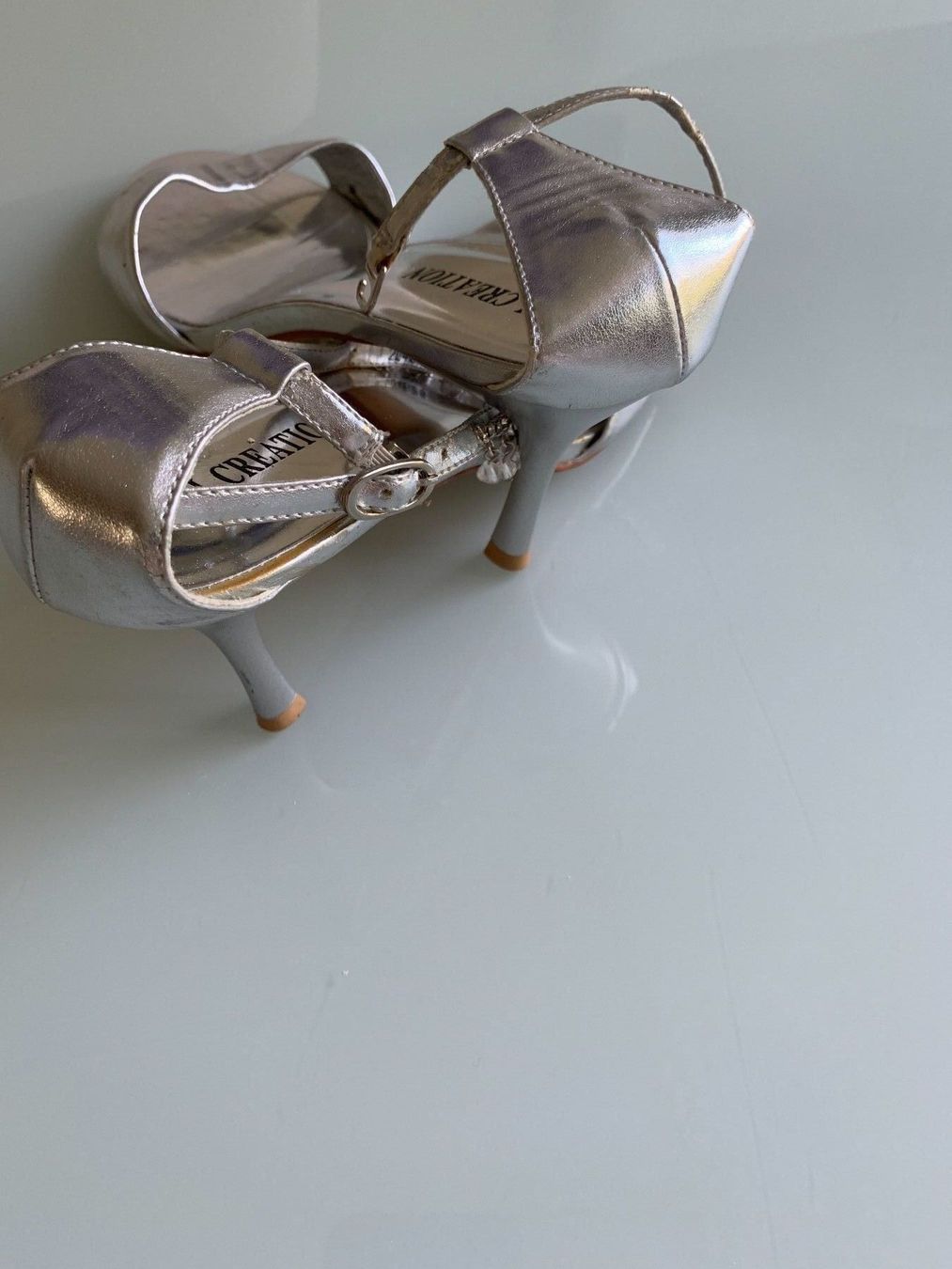Scarpe da donna: Sandalen Silber – Usato da Adliswil venduto da Majeska 5