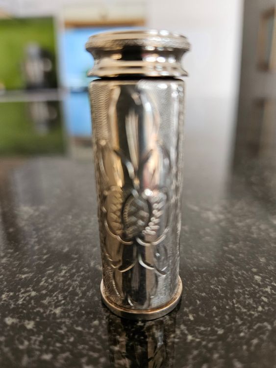 Parfümflakon 100 Ml Silber – Kubischer Pumpzerstäuber Von Kosmetex Zum Umfüllen