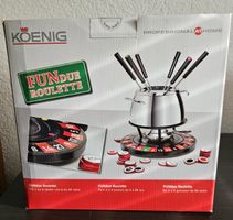 Fondue-Set mit integrierten Spiel "Neu"