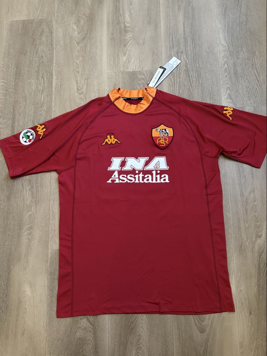 Kappa Canottiere & Pantaloni: Totti #10 AS Roma 2001/02 XL – Nuovo (secondo la descrizione) da Winterthur venduto da Imro84 1