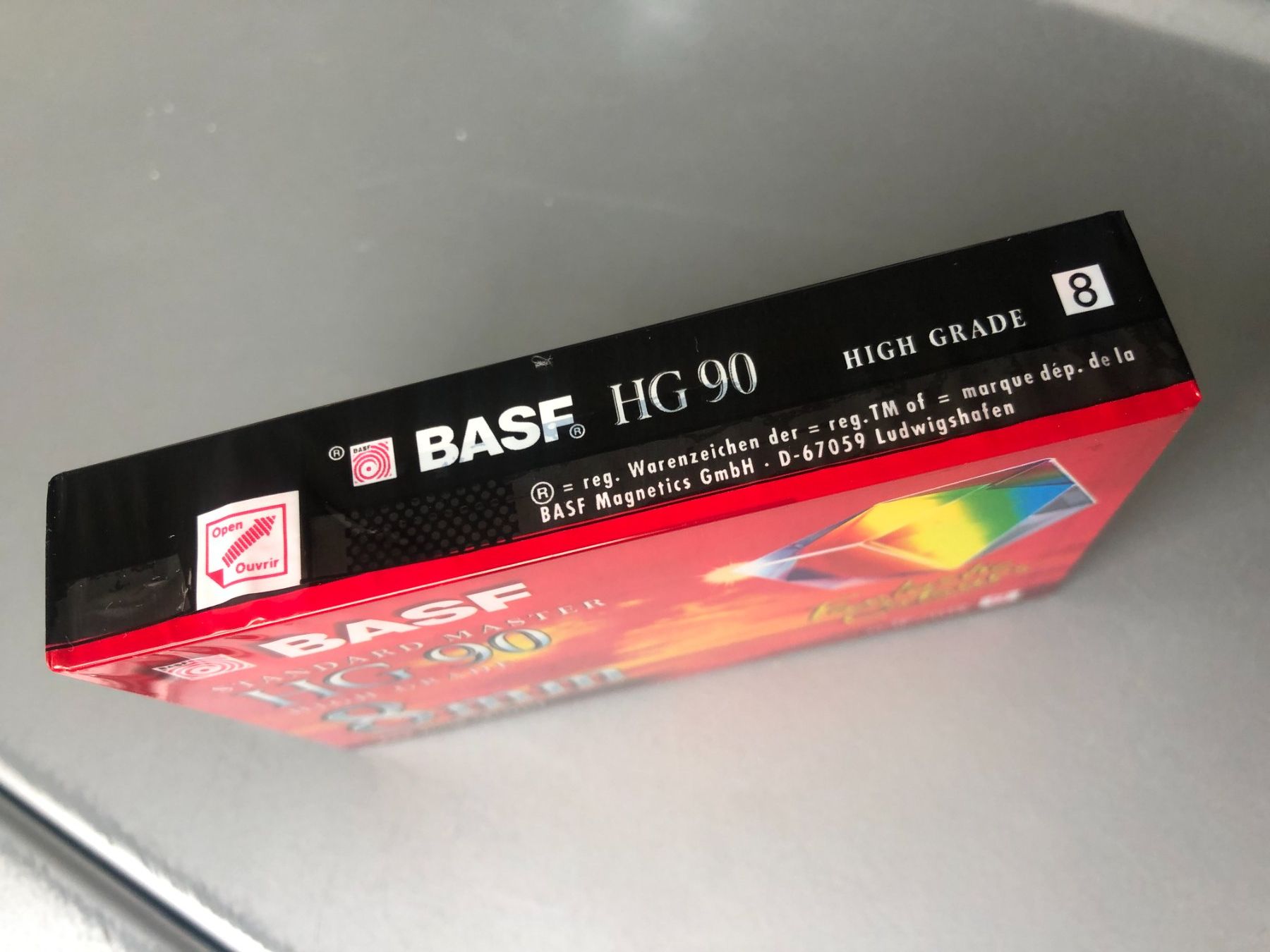 Cassette vuote: BASF Standard Master HG 90, High Grade 8mm Videokassette – Nuovo e nell'imballaggio originale da Zürich venduto da Tivoli2 3