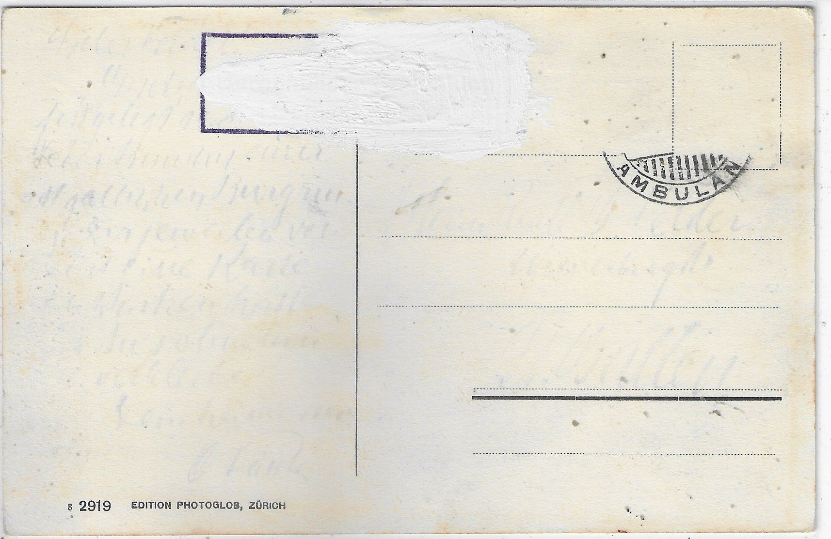 Cartoline postali: Kurhaus und Ruine Gräplang – Usato da Ettingen venduto da Kartenplanet 1