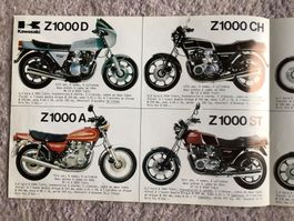 Kawasaki Z 1300 / Z 1000 / 125 KE