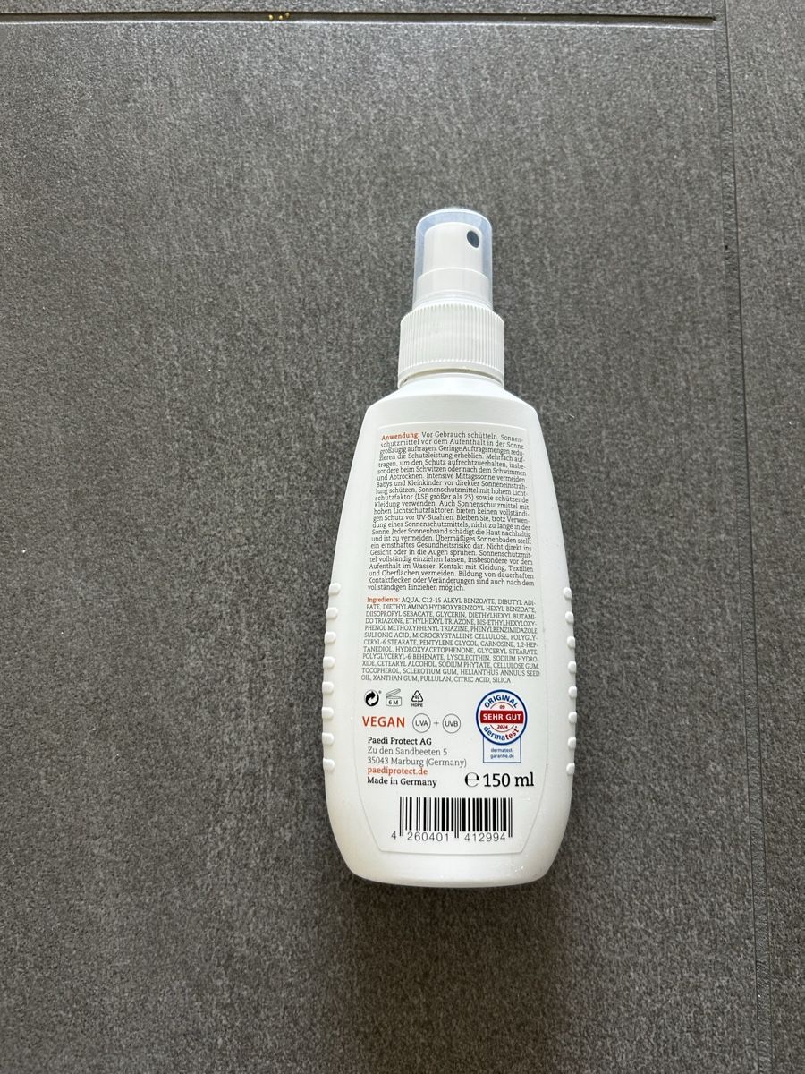 Protezione solare: Sonnenspray Kinder 50 Paediprotect neu! – Nuovo e nell'imballaggio originale da Zürich venduto da cos_b629 1