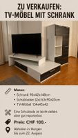 TV Möbel mit Schrank