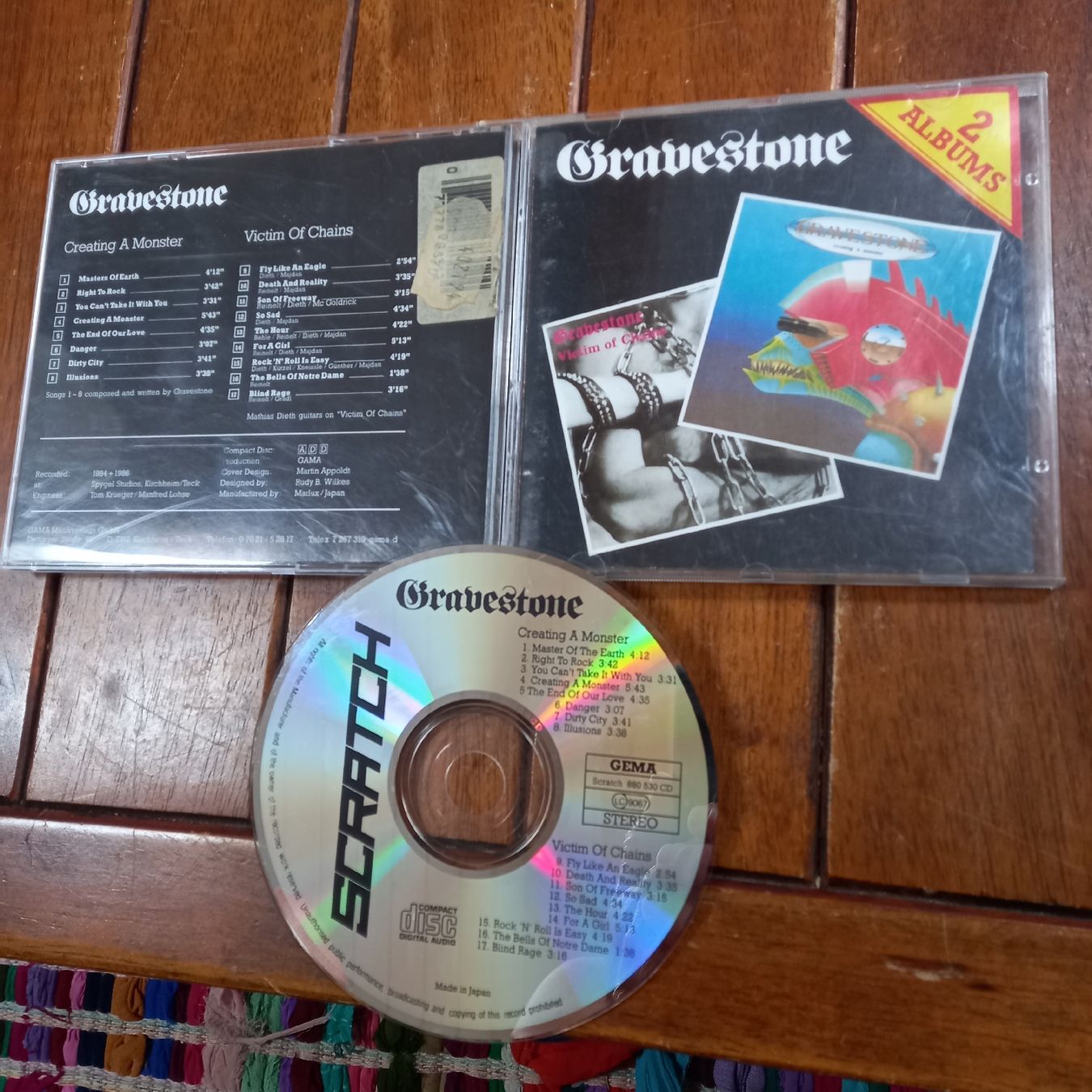 CD: gravestone- creating..., victim... – Usato da St-Cergue venduto da VeganWarrior