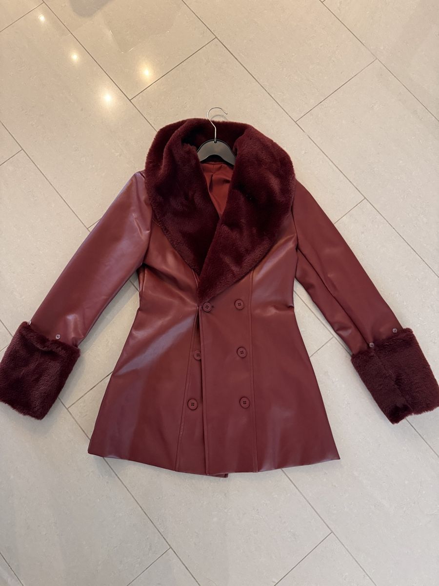 Giacche: Bordeaux PU Leder Jacke  – Nuovo (secondo la descrizione) da Binz venduto da Ladykatsumii 5