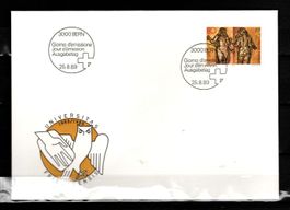 1989 / FDC / Werbemarke -100 Jahre Universität Freiburg