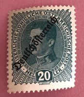 Briefmarken aus Aufdruck "Deutschösterreich" 