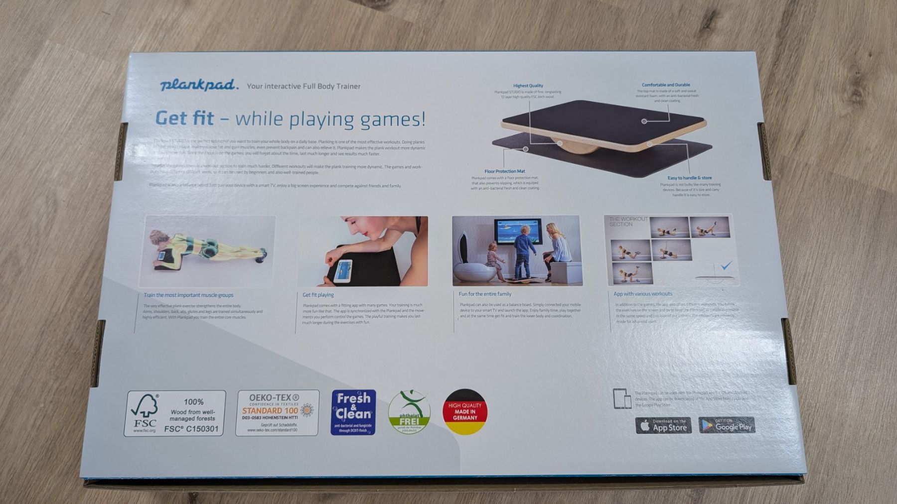 Plankpad Hometrainer: Plankpad Full Body Trainer Studio Edition - neuwertig – Nuovo e nell'imballaggio originale da Habsburg venduto da Matrix85 1