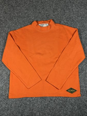 1990 turtleneck Sea Wind orange M