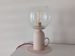 ÅSKMULLER Tischleuchte, dimmbar rosa - limited edition