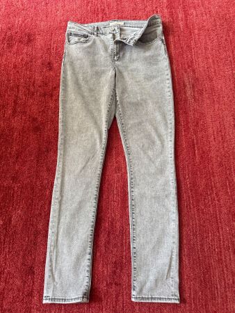 LEVIS 721 PREMIUM JEANS, GR.31, HIGH RISE SKINNY, GRAU